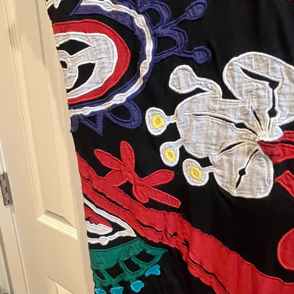 Desigual Women's Black and Red Embroidered Dress - Picture 9 of 9